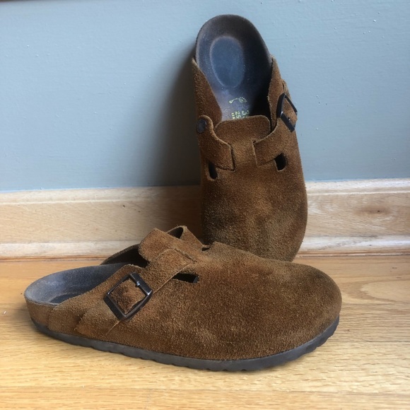 birkenstock boston suede mink